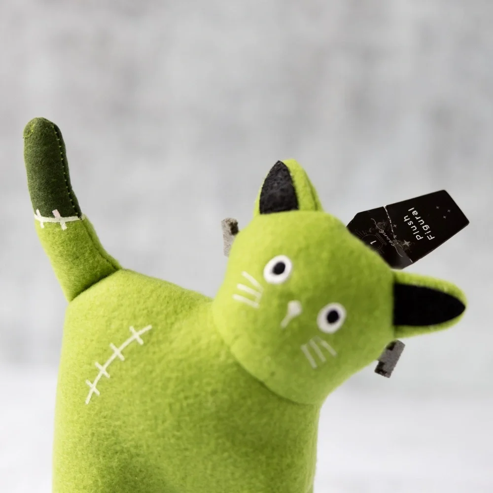 Target 2023 Halloween cat plush Frankenstein figural decor NWT new with tags